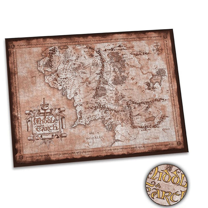 Puzzle Lord of the Rings - 1000 Piese - Middle Earth - Red Goblin