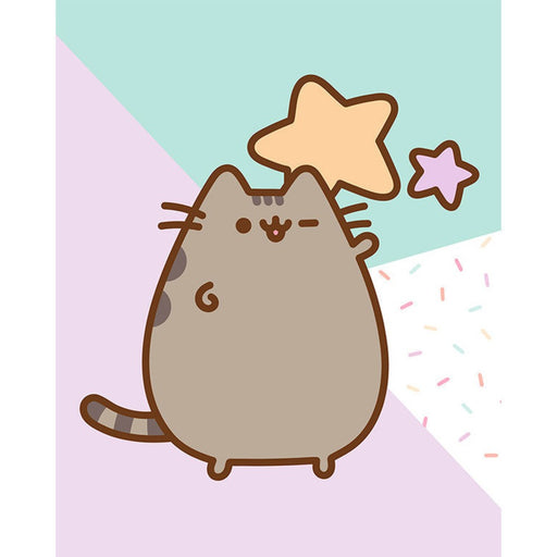 Canvas 20x25 cm Pusheen The Cat Stars - Red Goblin