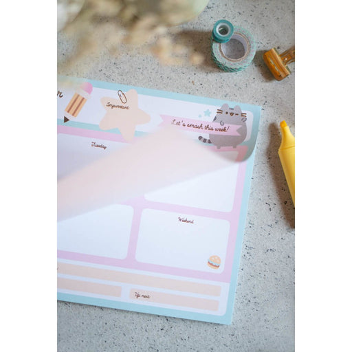 Planner Saptamanal A4 Pusheen Foodie Blue - Red Goblin