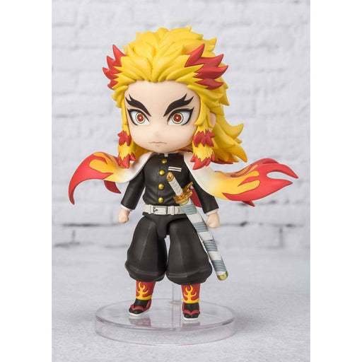 Figurina Articulata Demon Slayer Kimetsu no Yaiba Figuarts Mini Kyojuro Rengoku (Flame Breathing) 9 cm - Red Goblin