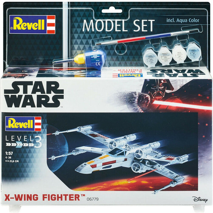 Figurina Kit de Asamblare Star Wars 1/57 X-Wing Fighter - Red Goblin