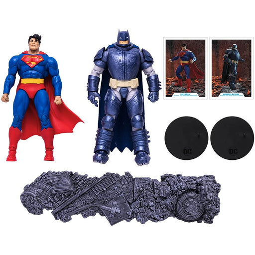 Set 2 Figurine Articulate DC Collector Superman vs Batman Dark Knight Returns - Red Goblin