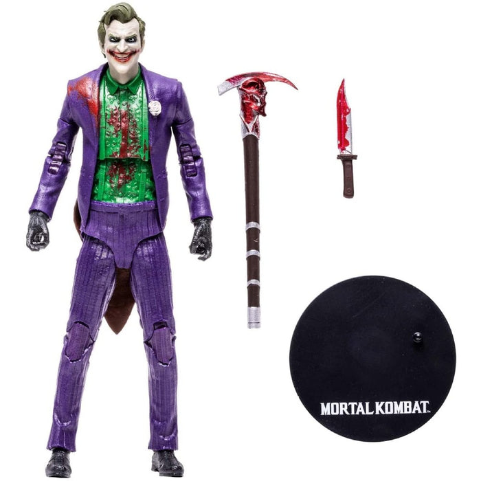 Figurina Articulata Mortal Kombat 7in wv8 Joker Bloody - Red Goblin