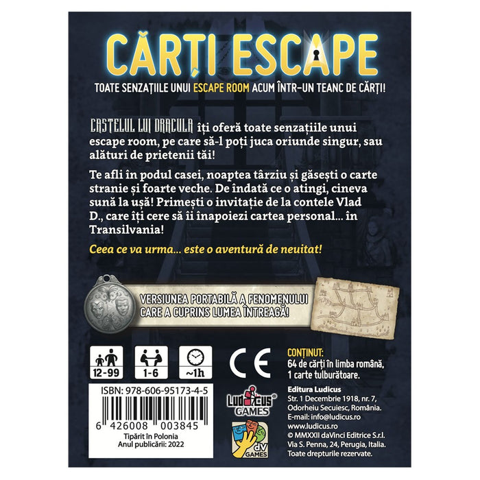 Carti Escape - Castelul lui Dracula - Red Goblin