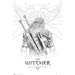 Poster The Witcher - Geralt Sketch (91.5x61) - Red Goblin