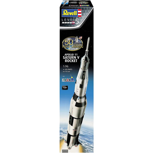 Figurina Kit de Asamblare Apollo 11 Saturn V Rocket - Red Goblin