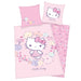 Lenjerie de Pat Hello Kitty 135 x 200 cm / 80 x 80 cm - Red Goblin