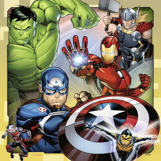 Puzzle Ravensburger Marvel Avengers 3 x 49 Piese - Red Goblin