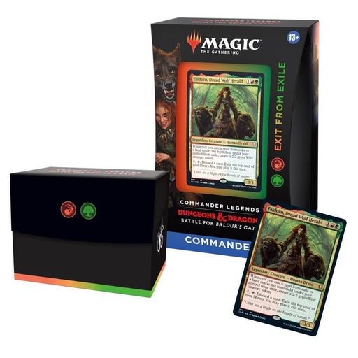 Magic: the Gathering - Commander Legends Baldur's Gate Commander Deck - Exit from Exile (Red-Green) - Red Goblin