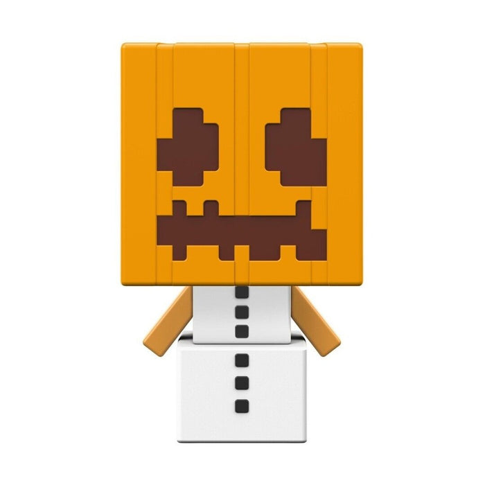 Figurina Articulata Minecraft Minis Mob Head Sortiment - Snow Golem - Red Goblin