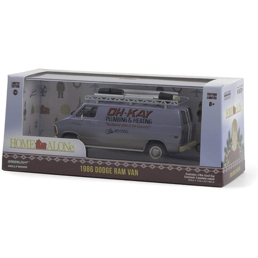 Figurina Home Alone - 1986 Dodge Ram Van "Oh-Kay Plumbing & Heating" 1:43 - Red Goblin