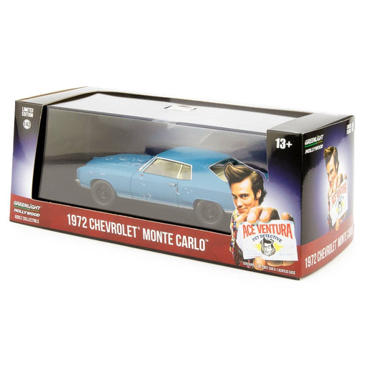 Figurina Ace Ventura Pet Detective - 1972 Chevrolet Monte Carlo 1:43 - Red Goblin