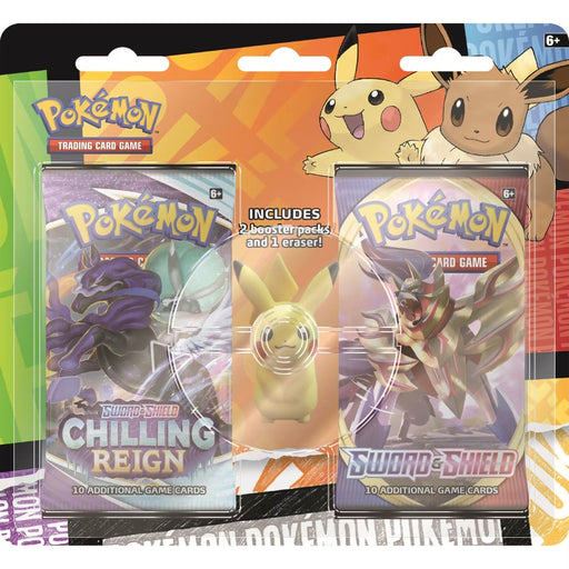 Pokemon TCG Back to School Eraser Blister - Pikachu - Red Goblin