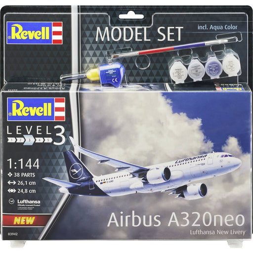 Set de Constructie Revell Airbus A320 neo Lufthansa "New Livery" - Red Goblin