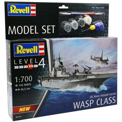 Set de Constructie Revell Assault Carrier USS WASP CLASS - Red Goblin