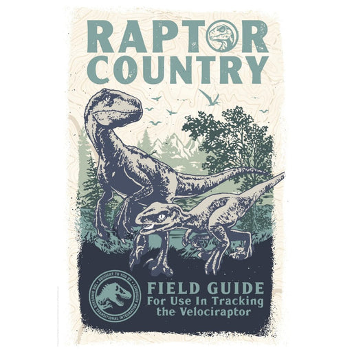 Poster Jurassic World - Raptor Country - Limited Edition Art Print - Red Goblin