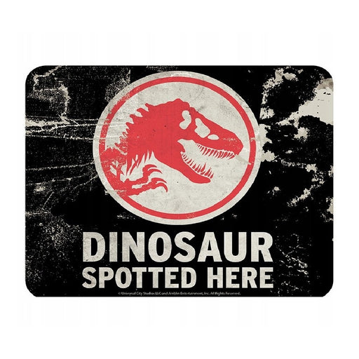 Mousepad Flexibil Jurassic World - Caution Dinosaur - Red Goblin