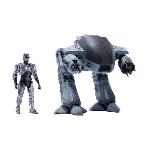 Set 2 Figurine Articulate SDCC 2022 Robocop Ed-209 vs Robocop Battle Dam Px - Red Goblin