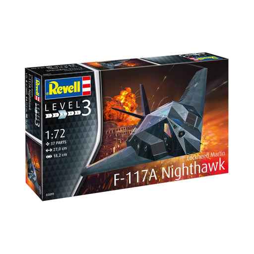 Set de Constructie Revell Lockheed Martin F-117A Nighthawk Stealth Fighter 1:72 - Red Goblin