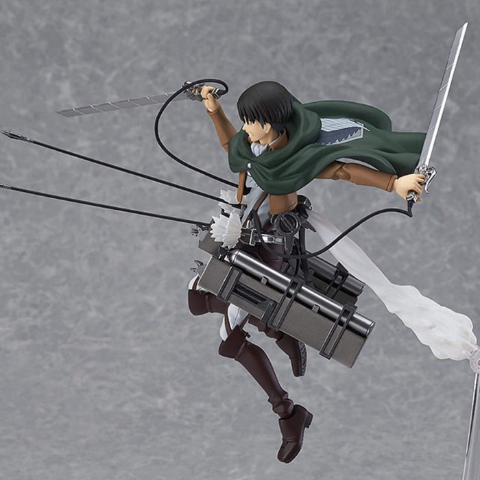 Figurina Articulata Attack on Titan Figma Levi 14 cm - Red Goblin