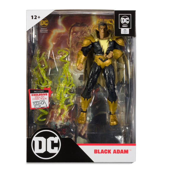 Figurina Articulata DC Direct 7in Page Punchers Black Adam with Comic - Red Goblin