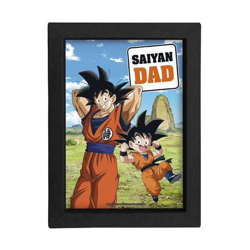 Rama Dragon Ball Super - Black Kraft 15x20 - Saiyan Dad - Red Goblin