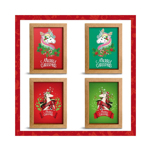 Rama Unicorn - Kraft 15x20 - Assortment - X-MAS - Red Goblin