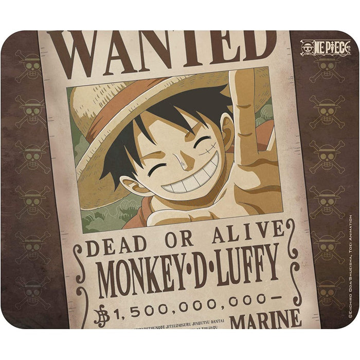 Mousepad Flexibil One Piece - Wanted Luffy - Red Goblin