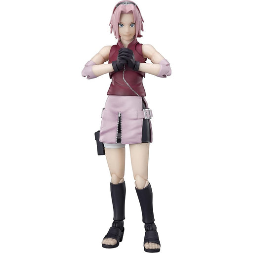 Figurina Articulata Naruto Shippuden S.H. Figuarts Sakura Haruno - Inheritor of Tsunade's Indominable Will 14 cm - Red Goblin