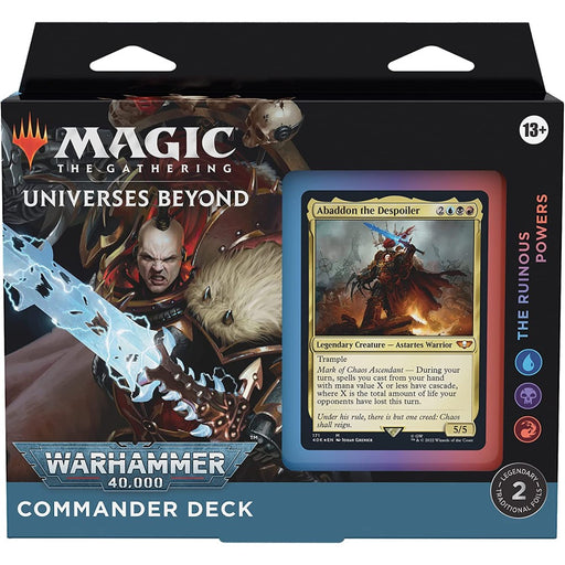 Magic The Gathering Universes Beyond Warhammer 40.000 Commander Deck - The Ruinous Powers - Red Goblin