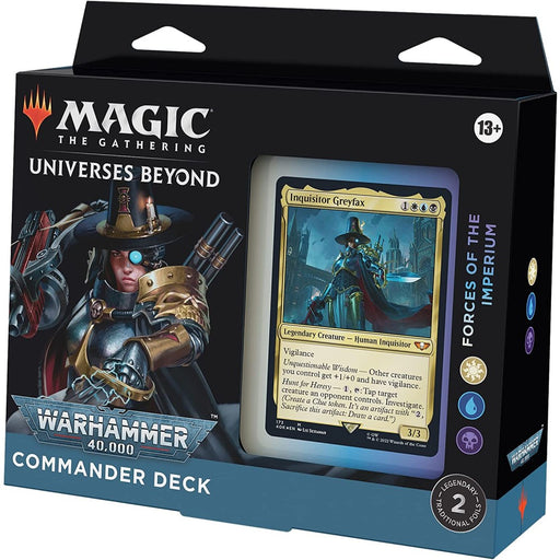 Magic The Gathering Universes Beyond Warhammer 40.000 Commander Deck – Forces of the Imperium - Red Goblin