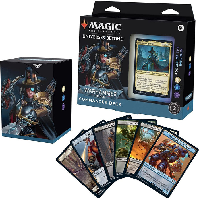 Magic The Gathering Universes Beyond Warhammer 40.000 Commander Deck – Forces of the Imperium - Red Goblin