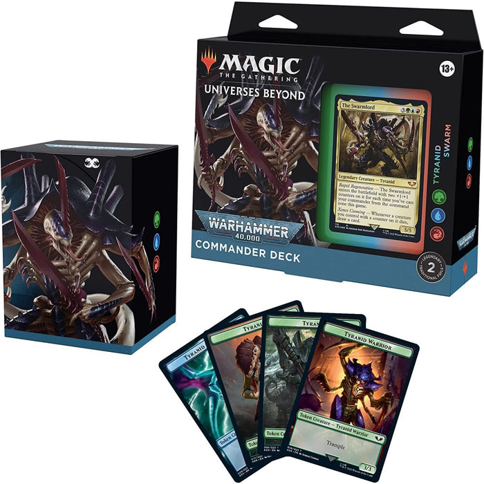 Magic The Gathering Universes Beyond Warhammer 40.000 Commander Deck - Tyranid Swarm - Red Goblin