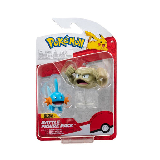 Set 2 Figurine Articulate Pokemon Mudkip & Geodude - Red Goblin