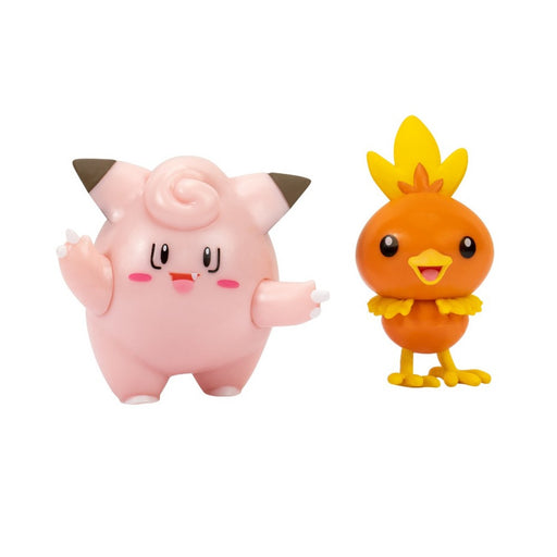 Set 2 Figurine Articulate Pokemon Torchic & Clefairy - Red Goblin