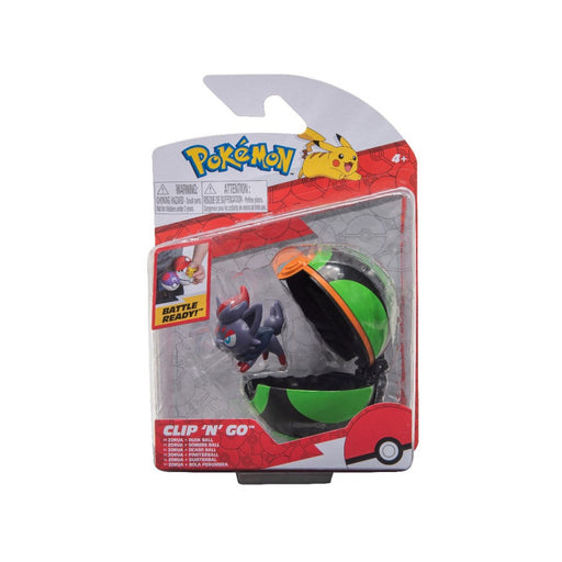 Figurina Clip 'N' Go Pokemon Zorua & Dusk Ball - Red Goblin