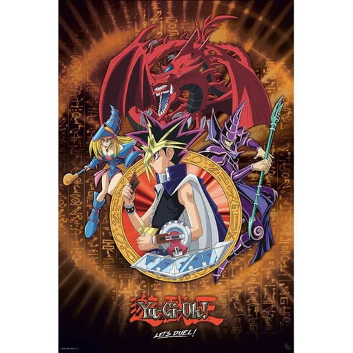 Poster YU-GI-OH! - Yugi Slifer and Magician (91.5x61) - Red Goblin