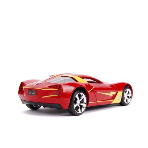 Masinuta Metalica Flash 2009 Chevy Corvette Scara 1 La 32 - Red Goblin