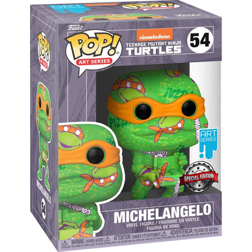 Figurina Funko POP! Artist Series TMNT 2 - Michelangelo (Exclusive) - Red Goblin