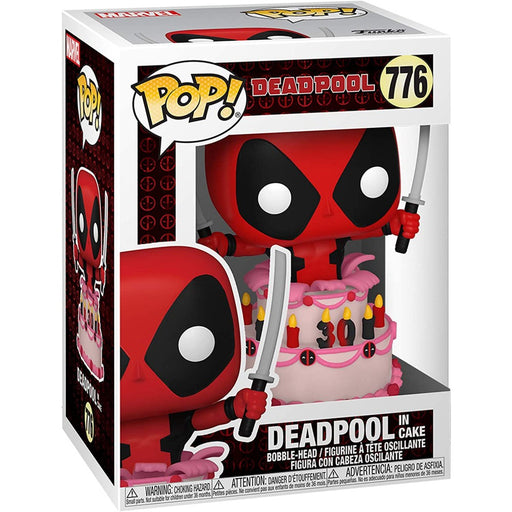 Figurina Funko Pop Deadpool 30th - Deadpool in Cake - Red Goblin