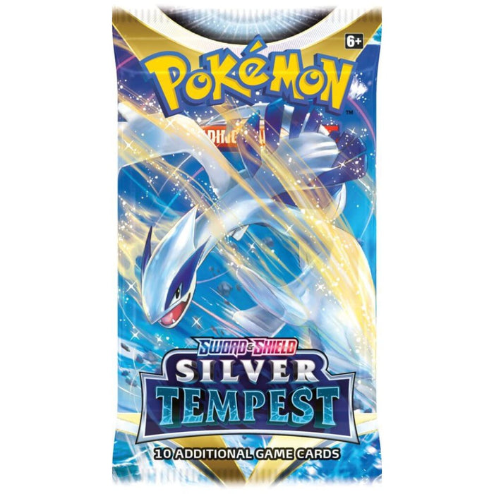 Pokemon Trading Card Game Sword & Shield 12 Silver Tempest Booster Pack - Red Goblin