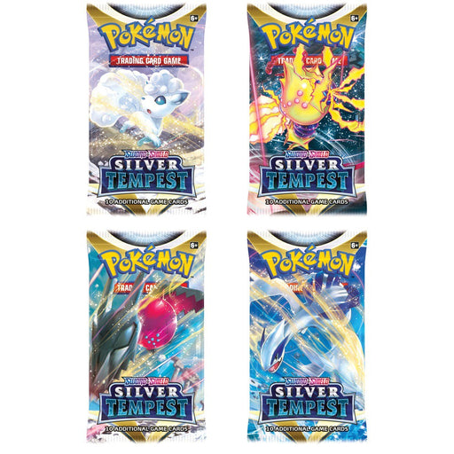 Pokemon Trading Card Game Sword & Shield 12 Silver Tempest Booster Pack - Red Goblin