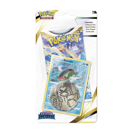 Pokemon Trading Card Game Sword & Shield 12 Silver Tempest Checklane Blister - Basculin - Red Goblin