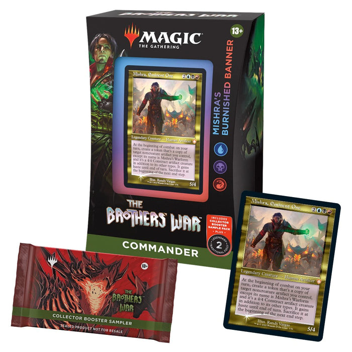 Magic the Gathering - The Brothers War Commander Deck - Mishra's Burnished Banner - Red Goblin