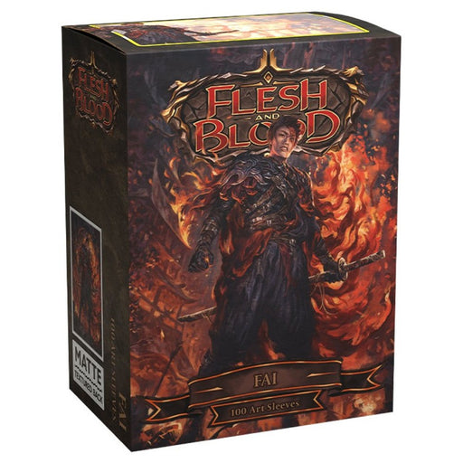 Sleeve-uri Dragon Shield Flesh and Blood Uprising - Matte Art Sleeves Fai (100 Bucati) - Red Goblin