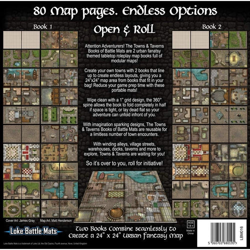 Towns & Taverns Books of Battle Mats - Red Goblin