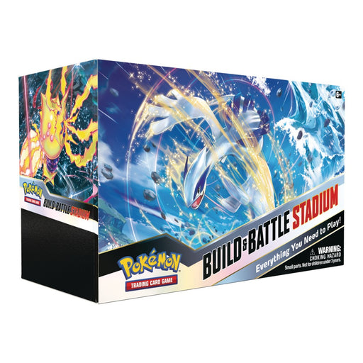 Pokemon TCG Sword & Shield 12 Silver Tempest Build and Battle Stadium Box - Red Goblin