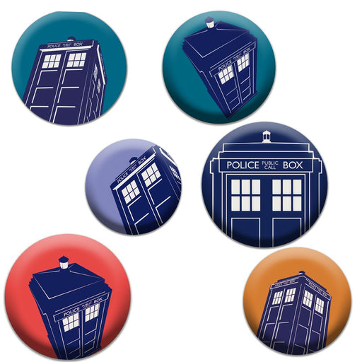 Set Insigne Doctor Who –The Tardis - Red Goblin