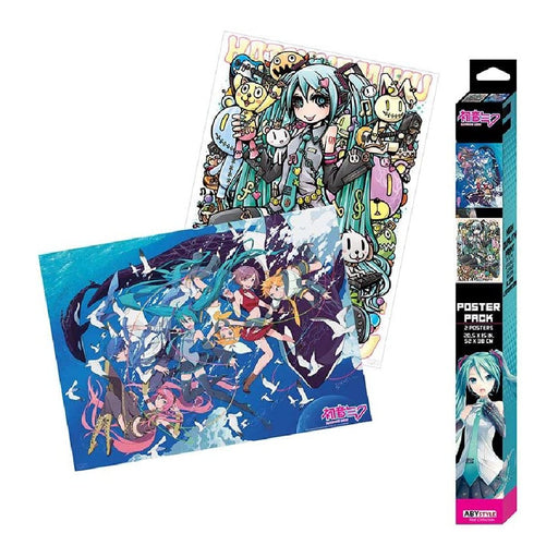 Set 2 Postere Hatsune Miku - Chibi - Series 2 (52x38) - Red Goblin