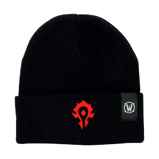 Caciula Tricotata Beanie World of Warcraft - Horde Logo - Red Goblin